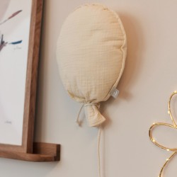 BALLON MURAL EN GAZE DE COTON IVORY - JOLLEIN