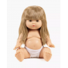 POUPÉE BLONDE AUX CHEVEUX LONGS AVEC FRANGE NINA - MINIKANE