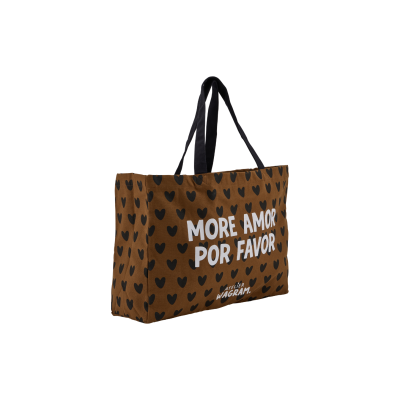 SAC CABAS XL "MORE AMOR" - ATELIER WAGRAM