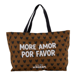 SAC CABAS XL "MORE AMOR" - ATELIER WAGRAM