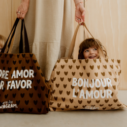 SAC CABAS XL "MORE AMOR" - ATELIER WAGRAM