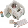 VOITURE ET SA CARAVANE ET SES ACCESSOIRES EN BOIS - LITTLE DUTCH