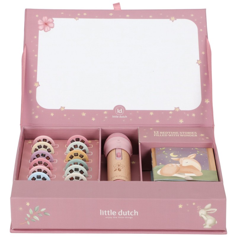 COFFRET LAMPE A HISTOIRES "FAIRY GARDEN" - LITTLE DUTCH
