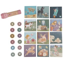 COFFRET LAMPE A HISTOIRES "FAIRY GARDEN" - LITTLE DUTCH