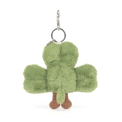PORTE CLES TREFLE SIOFRA SHAMROCK AMUSEABLES TREFLE BAG CHARM - JELLYCAT
