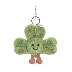 PORTE CLES TREFLE SIOFRA SHAMROCK AMUSEABLES TREFLE BAG CHARM - JELLYCAT