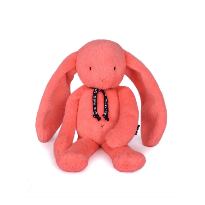 LE LAPIN MELOE 37 CM CORAIL ACIDULE - MAILOU