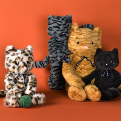 LE CHAT MELOE 37 CM LEO LEOPARD - MAILOU