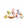 SET DE GOMMES PUZZLE POULE ET SES AMIS IWAKO - TROUSSELIER