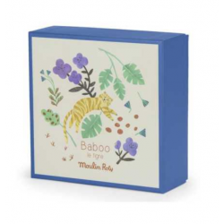 DOUDOU PLAT TIGRE BABOO "LA FORET MAWA" - MOULIN ROTY