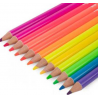 BOITE DE 12 CRAYONS NEON "LES SCHMOUKS" - MOULIN ROTY