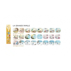 LAMPE A HISTOIRE "LA GRANDE FAMILLE" - MOULIN ROTY