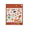 POCHETTE DE 100 STICKERS MARRON JARDINIER "LE JARDIN DU MOULIN" - MOULIN ROTY
