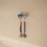 ATTACHE TETINE PERLES BOIS ET SILICONE "IRON" - MUSHIE