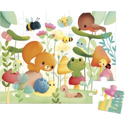 VALISETTE PUZZLE "COMPAGNONS DU JARDIN" - JANOD