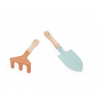 SET DE 2 OUTILS DE JARDINAGE "HAPPY GARDEN" - JANOD
