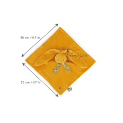 DOUDOU PLAT "LAPINOO" 30 CM OCRE - KALOO