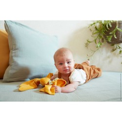 DOUDOU PLAT "LAPINOO" 30 CM OCRE - KALOO
