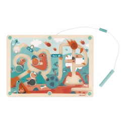 LABYRINTHE A BILLES MAGNETIQUE "DINO" - JANOD