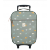 VALISE A ROULETTES VERTE / DINOSAURES - KIDZROOM