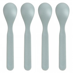 SET DE 4 CUILLERES EN CELLULOSE "TINY TEAM CHIEN" - LASSIG