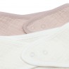 SET DE 2 BAVOIRS BANDANA GAZE DE COTON WILD ROSE & OATMEAL - JOLLEIN