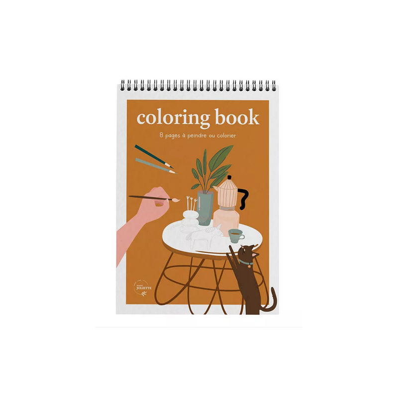 CARNET DE COLORIAGE A4 "COSY" - MAISON JOLIETTE
