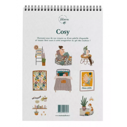 CARNET DE COLORIAGE A4 "COSY" - MAISON JOLIETTE