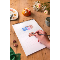 CARNET DE COLORIAGE A4 "COSY" - MAISON JOLIETTE