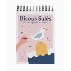 PEINTURE AUX NUMEROS "BISOUS SALÉS" - MAISON JOLIETTE