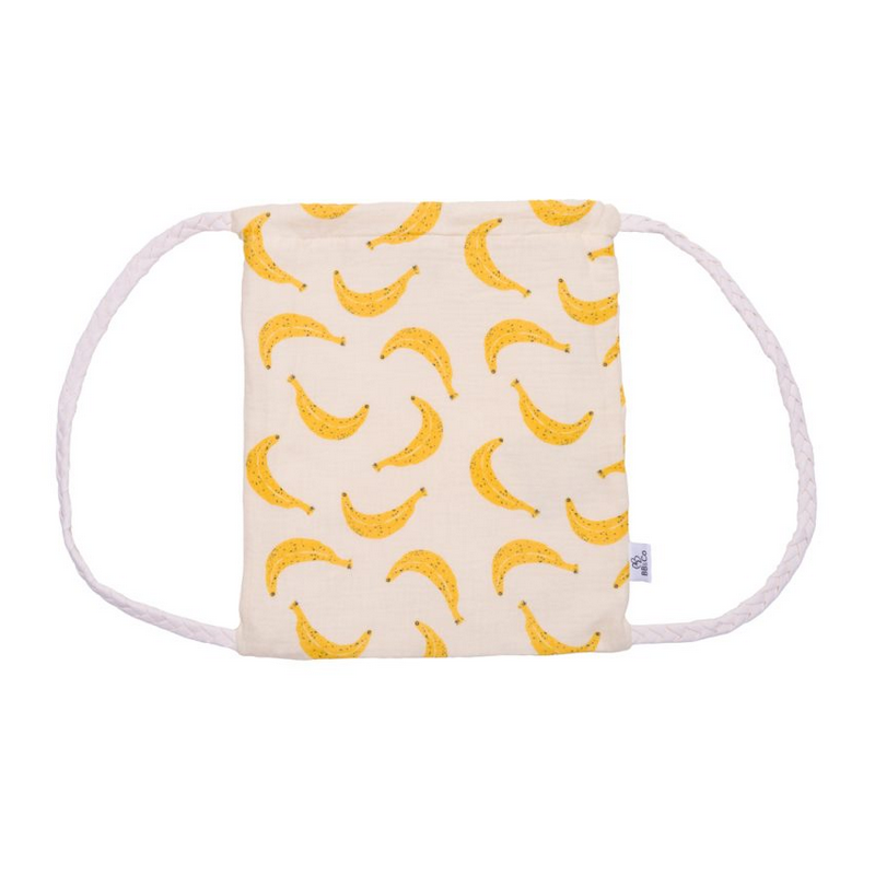 SAC À DOS ENFANT EN GAZE DE COTON "BANANES" - BB AND CO