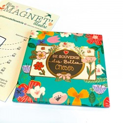 MAGNET - LE BONHEUR EST PARTOUT "BELLES CHOSES" - HIRONDELLES & COMPAGNIE