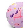 BALLON EN CAOUTCHOUC PARME 18 CM "LICORNES" - LITTLE L
