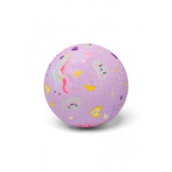 BALLON EN CAOUTCHOUC PARME 18 CM "LICORNES" - LITTLE L