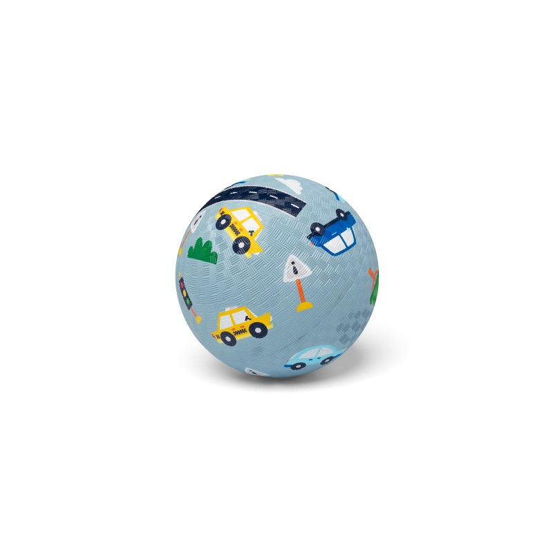 BALLON EN CAOUTCHOUC 18 CM "VOITURES" - LITTLE L
