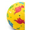 BALLON EN CAOUTCHOUC JAUNE 13 CM "DINOSAURES" - LITTLE L