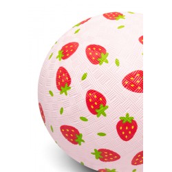 BALLON EN CAOUTCHOUC 18 CM "FRAISES" - LITTLE L