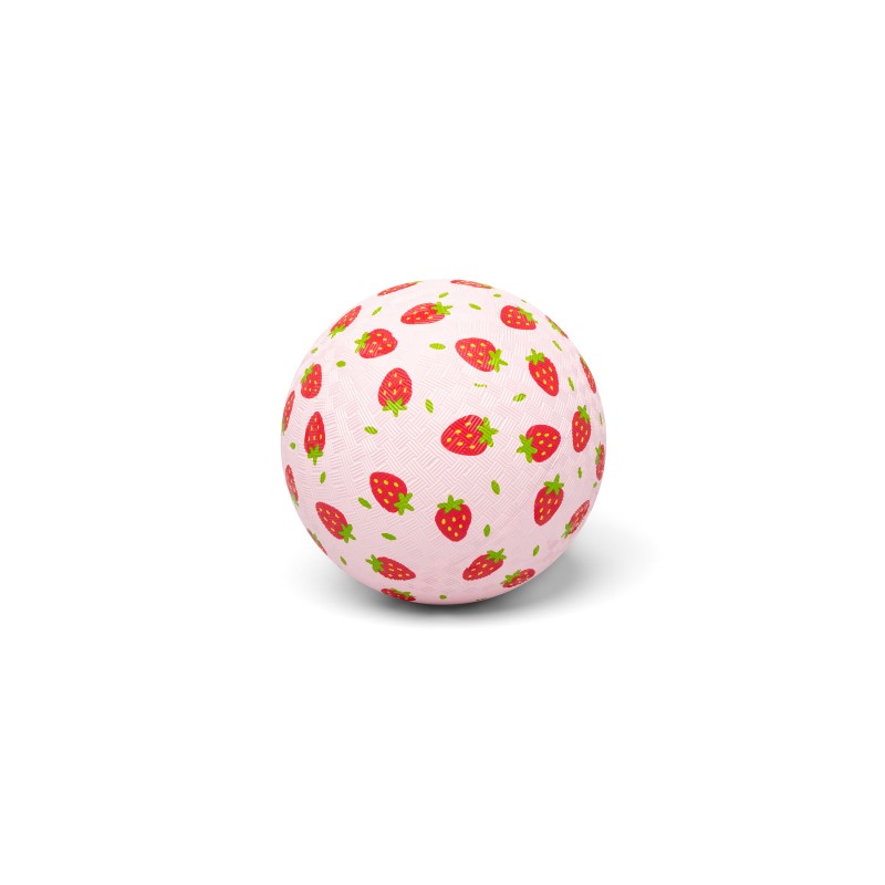 BALLON EN CAOUTCHOUC 18 CM "FRAISES" - LITTLE L