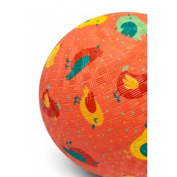 BALLON EN CAOUTCHOUC 18 CM CORAIL "OISEAUX" - LITTLE L