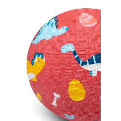 BALLON EN CAOUTCHOUC 18 CM ROSE "DINOSAURES" - LITTLE L
