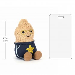 CACAHUETE AMUSEABLES PEANUT STAR STUDENT - JELLYCAT