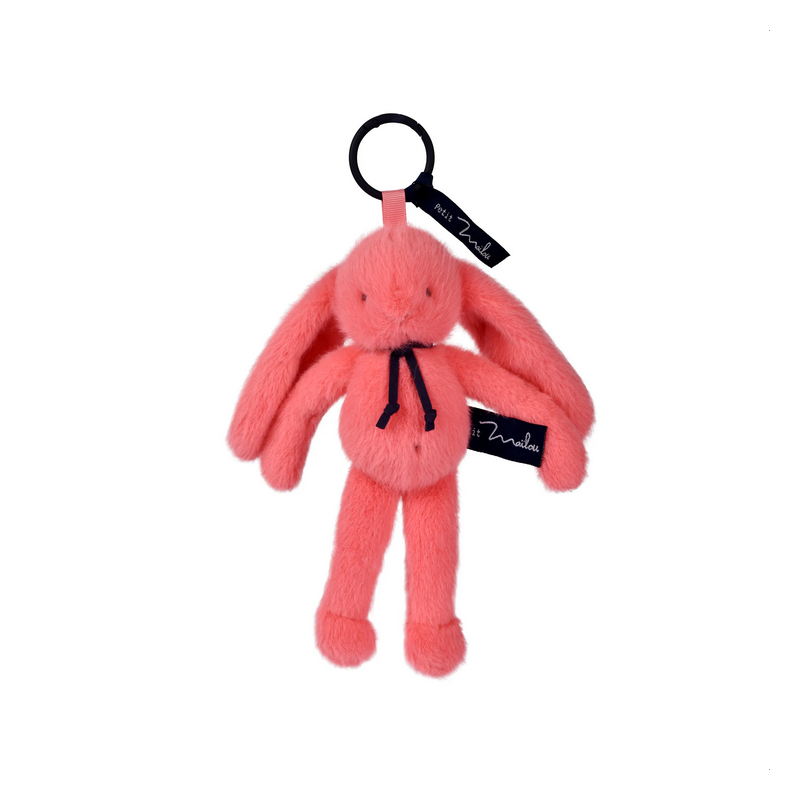 PORTE CLES MELOE LAPIN CORAIL ACIDULE - PETIT MAILOU