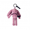 PORTE CLES MELOE LAPIN PARME GUIMAUVE - MAILOU