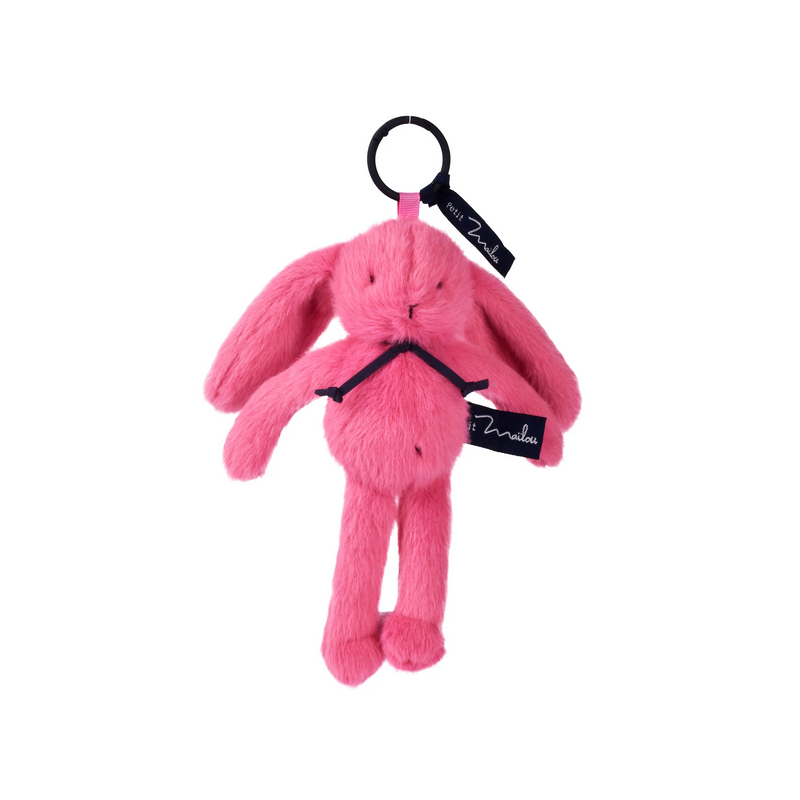 PORTE CLES MELOE LAPIN ROSE BUBBLE GUM - MAILOU