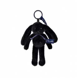 PORTE CLES MELOE LAPIN NOIR - MAILOU