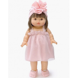 TURBAN FLEUR JERSEY ROSE PALE - MINIKANE