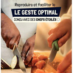 COUTEAU EDUCATIF GENIUS CUT CREME MYRTILLE - LES PETITS ARCHITECTES