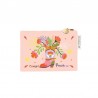PORTE MONNAIE EN COTON ROSE FAR WEST "COWGIRL POWER" - HIRONDELLES ET COMPAGNIE