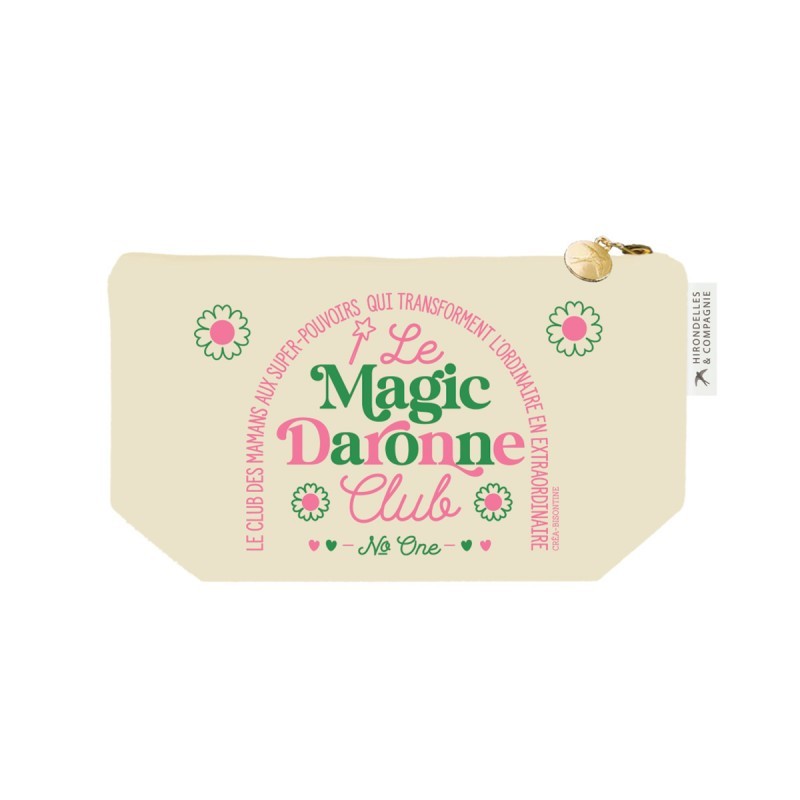 TROUSSE EN COTON BEIGE CLUB N° ONE "MAGIC DARONNE" - HIRONDELLES ET COMPAGNIE