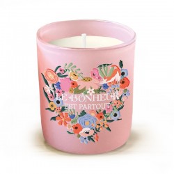 BOUGIE ROSE PARFUMÉE"LE...